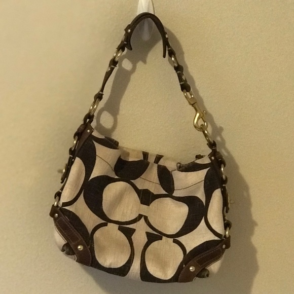 Coach Handbags - Coach Carly Brown & Tan Signature Handbag